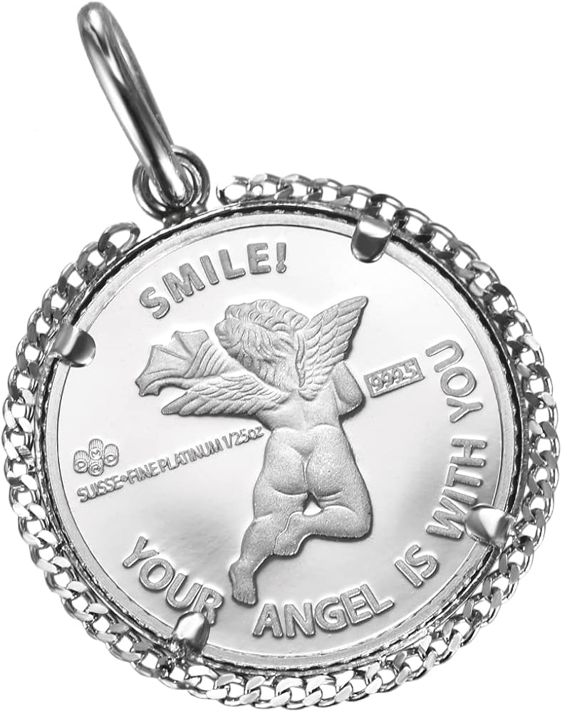 Amazon | [スペランツァ] Pt999 純プラチナ コインペンダント パンプ